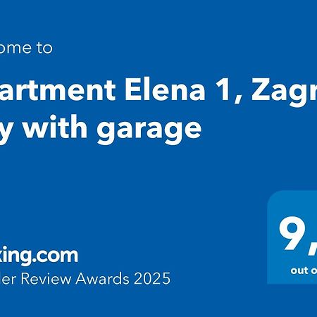 Apartment Elena 1, Zagreb City With Garage エクステリア 写真